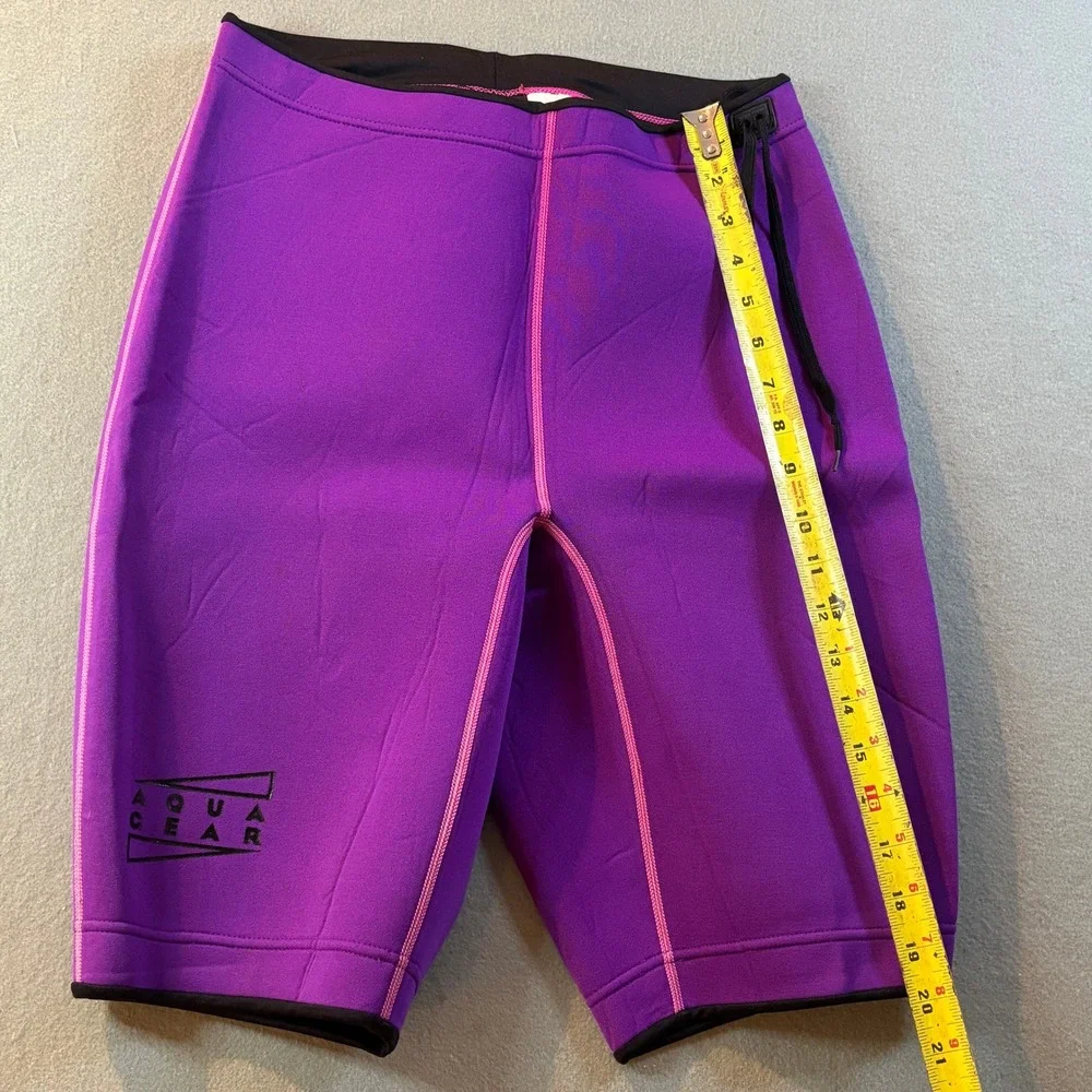 VTG Nike Aqua Gear Wetsuit Set Womens L/XL Purple Black Neoprene 90s Surf Swim